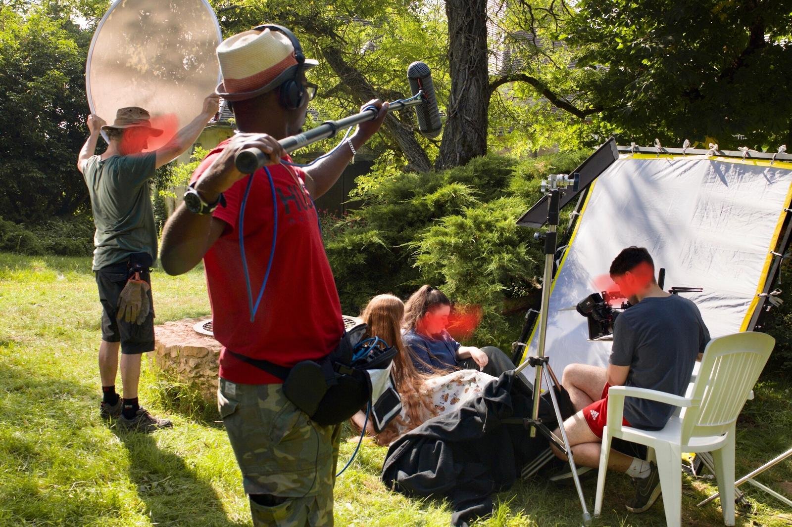 Tournage cinéma — prise de son